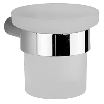 Стакан подвесной Cisal System матовое стекло/хром SY09050021 Акция