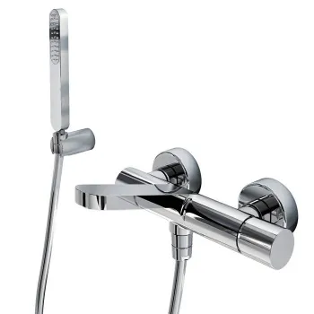 Смеситель для ванны внешнего монтажа Fima Carlo Frattini Nomos Go с душевым комплектом, хром F4164CR