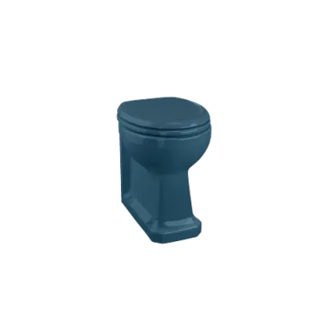 Напольный унитаз Burlington Bespoke/colours P14 BLUE синий