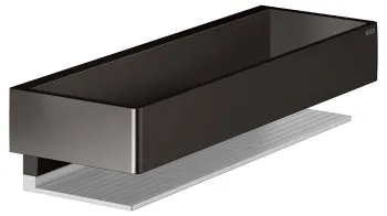 Корзинка для душа Keuco Edition 11 11158350000 алюминий\титан чёрный шлифованный