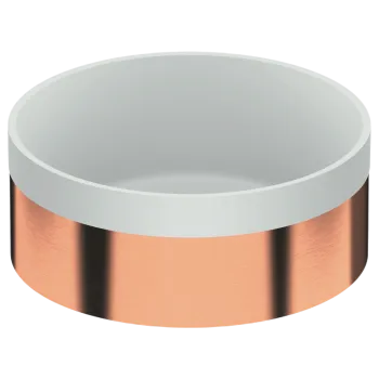 Раковина накладная 37 см Remer RB902RP медь брашированная