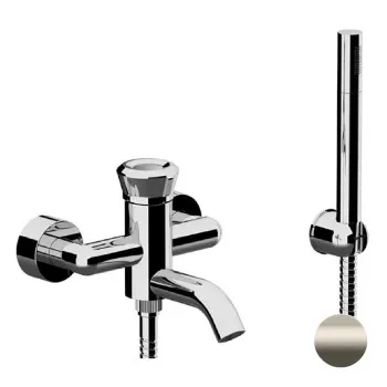 Смеситель для ванны Remer Element  сталь ET02XV