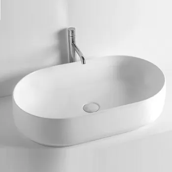 Раковина накладная Kerasan F10 70х44, белый матовый 460630