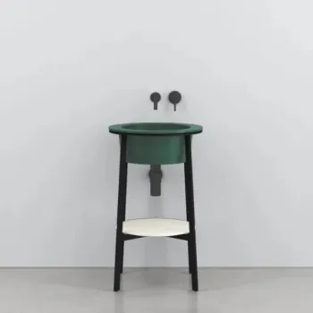 Раковина встраиваемая Cielo I Catini Catino Tondo CALAT MU 50 см зеленый