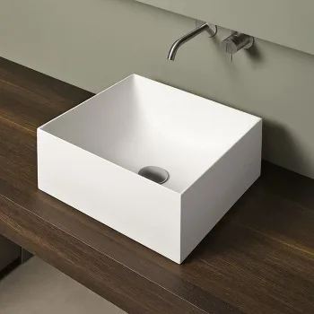 Раковина Antonio Lupi Stratos 40х40, без отв., белый А0002423893