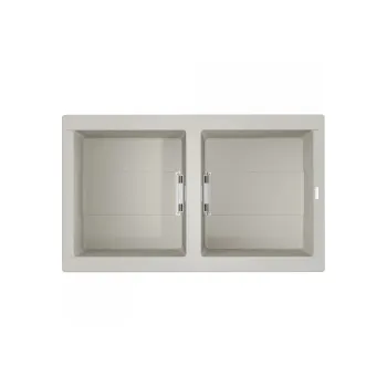 Мойка кухонная Omoikiri Banzen 86-2-WH белый 4993317