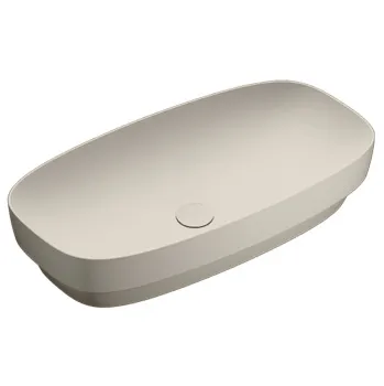 Раковина Catalano Alvea 75x40 встраиваемая, без отв, Sabbia Satinato 624750029