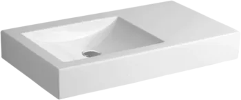 Раковина подвесная/накладная Simas Frozen FZ 11 bia 1 hole 90 см белый