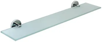 Полка для ванной Nofer комнаты NIZA глянцевая стеклянная 16856.B
