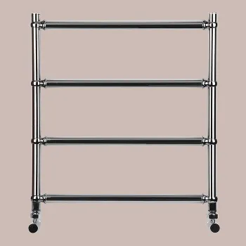 Водяной полотенцесушитель Irsap Bella 4тр, водяной для систем ГВС, 532хh550мм, межосевое 500мм, с вентилями и комплектом для монтажа KITCOPTUEC6450, хром/хром BES053B50IR01NNN01