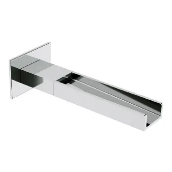 Излив настенный Remer Absolute 18см с эфф.водопада Qubika хром (CR) 91QC