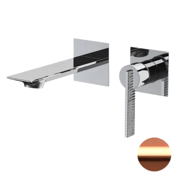 Смеситель для раковины Daniel Club ANC632PRP медь брашированная