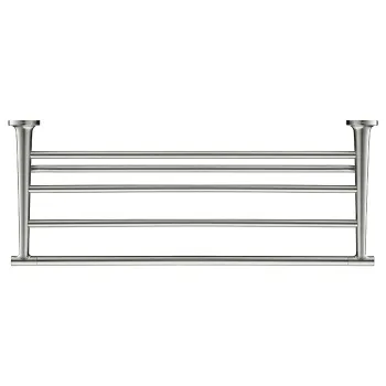 Duravit Starck T Полочка для полотенец 610x232мм настенная, цвет: Stainless steel Brushed