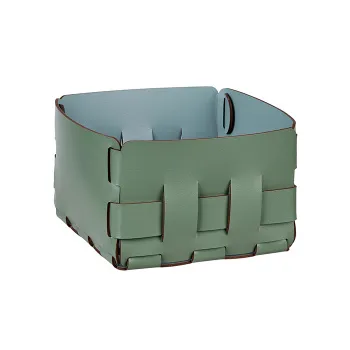 Корзинка ADJ Mini Bottega 19x19xH13, эвкалипт/небесный 1019.60/50