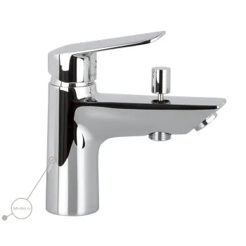 Смеситель на борт ванны Fima Carlo Frattini Spot с переключателем, хром F3024CR