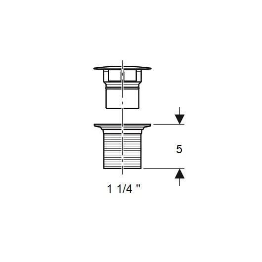 Сливной механизм Geberit 152.050.21.1 хром