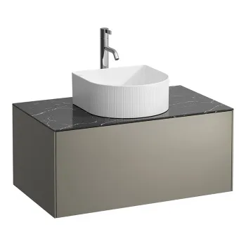 Laufen Sonar шкафчик под раковину, 775х455х340 мм, 1 ящик, с отверстием в центре, с отверстием под смеситель, совместим с раковинами-чашами 812340, 81