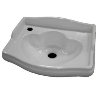 Раковина Kerasan Retro 410х320мм c 1 отв.выбитым вручную под смеситель слева, SX, белый 103301*1 sx