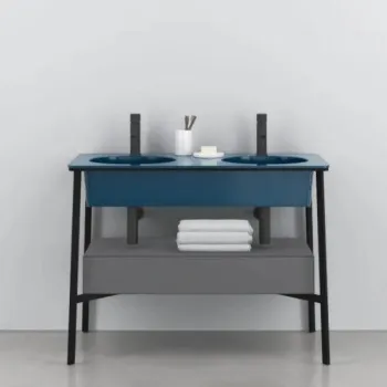 Раковина встраиваемая Cielo I Catini Catino Doppio CALADSF OL 100 см синий