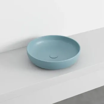 Раковина накладная Cielo Shui SHBA45 PL 45 см голубой