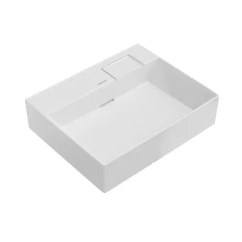 Раковина LOGICA мебельная Kerama Marazzi 60x48x14 5, без отв. под смеситель, с переливом, белая глянцевая LO.wb.60.0