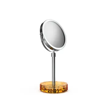 Зеркало косметическое Decor Walther Kristall KR KSA Янтарь / Хром 941781