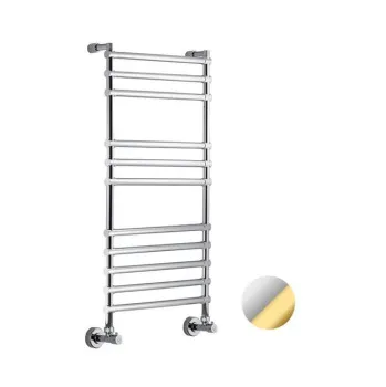 Полотенцесушитель водяной Margaroli Sole 464TS4711CG 107X52.5 хром/золото