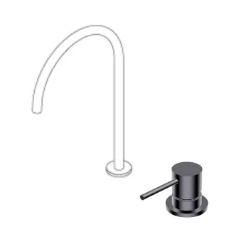 Смеситель для раковины Ritmonio Diametro35 S PR52AW211BLX черный