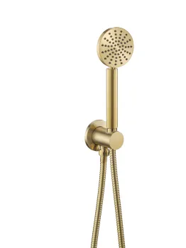 Душевой гарнитур с держателем Benesque Lumiere 23010204 латунь брашированная