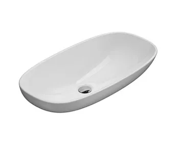 Раковина Globo Stockholm для установки на столешницу 70 см цвет белый LA071BI