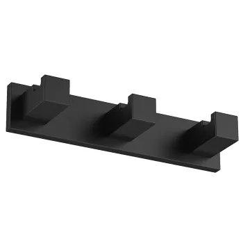 Крючок тройной Colombo Look LC37 чёрный матовый BLC37.NM