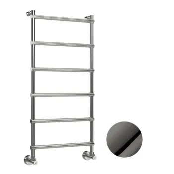 Полотенцесушитель водяной Margaroli Sole 4424706CN 107x54 хром/черный