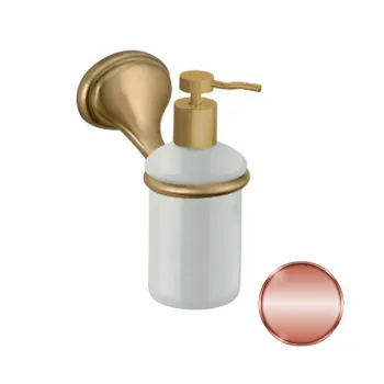 Дозатор жидкого мыла Daniel Revival Acc.B. подвесной керамика белый/медь 64 vecchio rame REDI954 vr 64