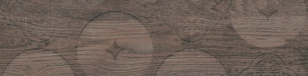 Керамогранит Villeroy&Boch 2380HW91 Декор Lodge темно-коричневый 22.5x90