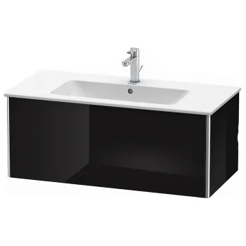 Duravit XSquare База под раковину 1010х478х400 мм, с 1 выдв ящик, Цвет черный глянц (для 233610)