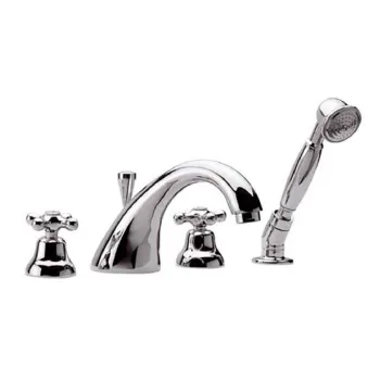 Смеситель для ванны Remer Liberty  набортный хром 06LI