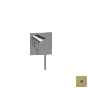 Внешняя часть однорычажного смесителя без переключения Almar, латунь брашированная pvd E180190.HB