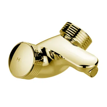 Смеситель для биде Fima Carlo Frattini Texture Collection на 1 отверстие, с донным клапаном, золото F5602HOR