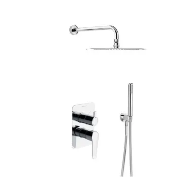 Смеситель для душа Ramonsoler Ypsilon встраиваемый с тропическим и ручным душем plus K6415021