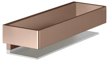 Корзинка для душа Keuco Edition 11 11158290000 алюминий\красное золото шлифованный