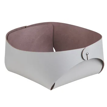 Корзинка ADJ Flora 20x20xH9, устричный/пепельная роза 0040.02/07