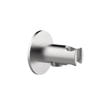 Вывод из стены с держателем для душевой лейки Almar, нержавеющая сталь брашированная aisi 316 E095032.316