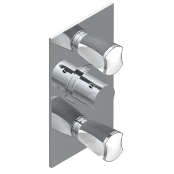 Смеситель для душа THG Porcelain Blanche Decor Platine U2E-A02-5400BE хром