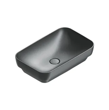 Раковина Catalano Green 60x38, встраиваемая, без отв, черный матовый 424600022