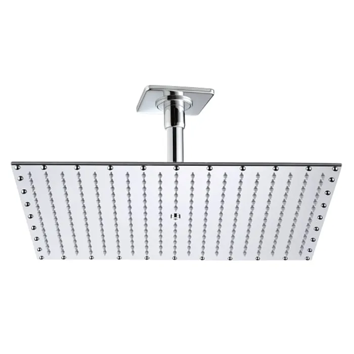 BOSSINI PARIS-RECTANGULAR Верхний душ 500 x 400 мм - потолочный кронштейн 150 мм, цвет: хром H29608.
