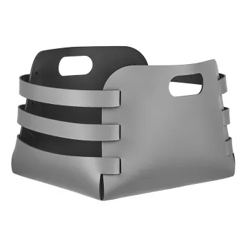 Корзина ADJ Riga 27x36xH25, серый/черный 2844205