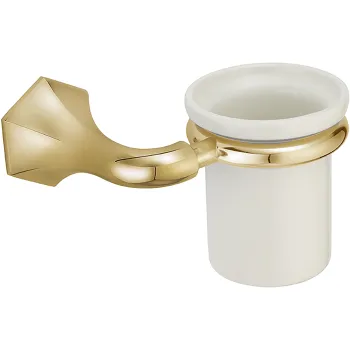 Стакан подвесной Cisal Cherie золото/керамика CE09050024