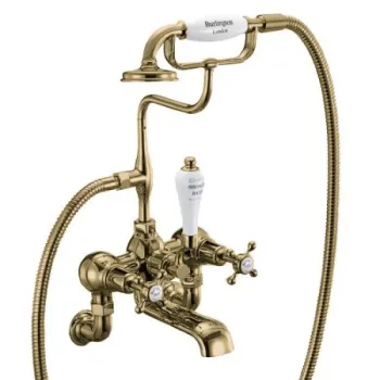 Смеситель для ванны Burlington T8-QT GOLD золото