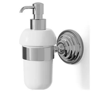 Дозатор для жидкого мыла Devon&Devon Gemstone держатель и помпа хром GEM730CR