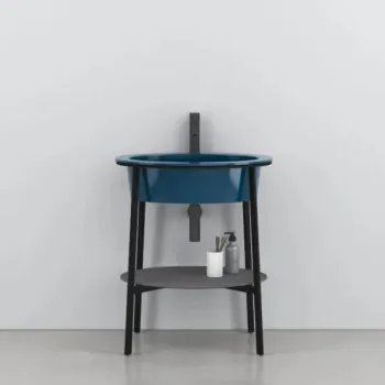 Раковина встраиваемая Cielo I Catini Catino Oval CALAOF OL 70 см синий